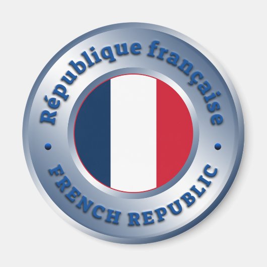 Aimant République française (Devant)