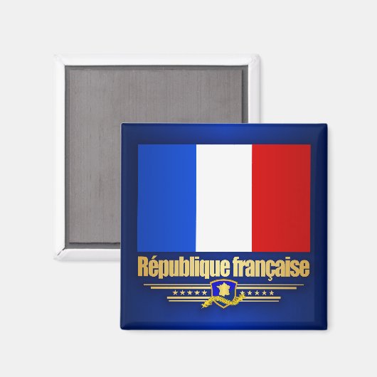 Aimant République française (Recto/Verso)