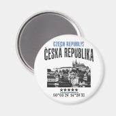 Aimant République tchèque (Recto/Verso)