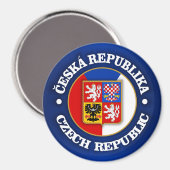 Aimant République tchèque (Recto/Verso)