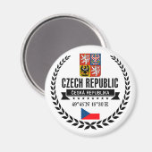 Aimant République tchèque (Recto/Verso)