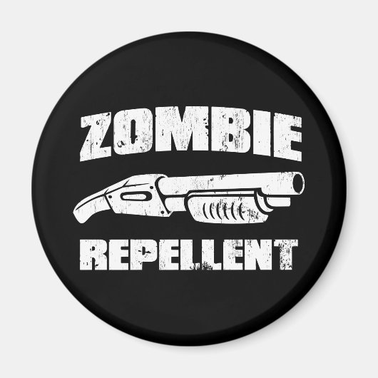 Aimant répulsif zombie - le fusil de chasse (Devant)