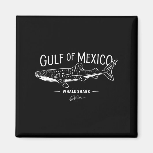 Aimant Requin Baleine Du Golfe Du Mexique (Devant)