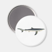 Aimant Requin Bleu, Vie Maritime Aquatique Océanique Vint (Recto/Verso)