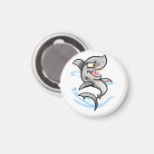 Aimant Requin caricature cool (Recto/Verso)
