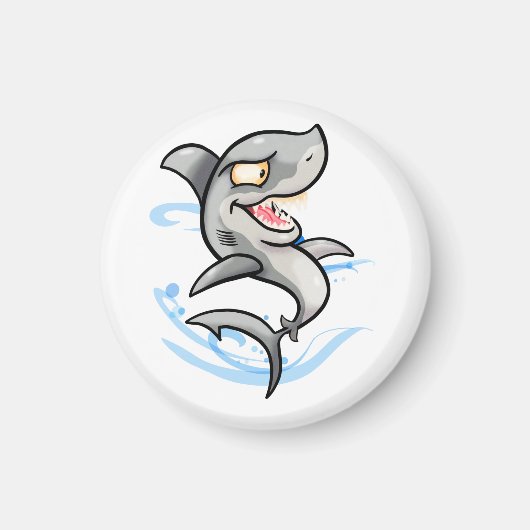 Aimant Requin caricature cool (Devant)