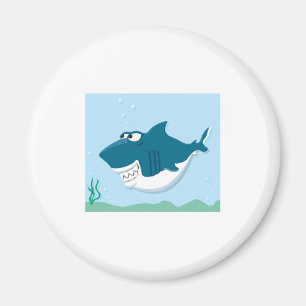 Aimant requin de dessin animé mignon