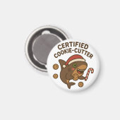 Aimant Requin de Noël drôle certifié découpeur de biscuit (Recto/Verso)