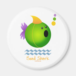 Aimant Requin de perle - vert