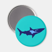 Aimant Requin diver shark (Recto/Verso)