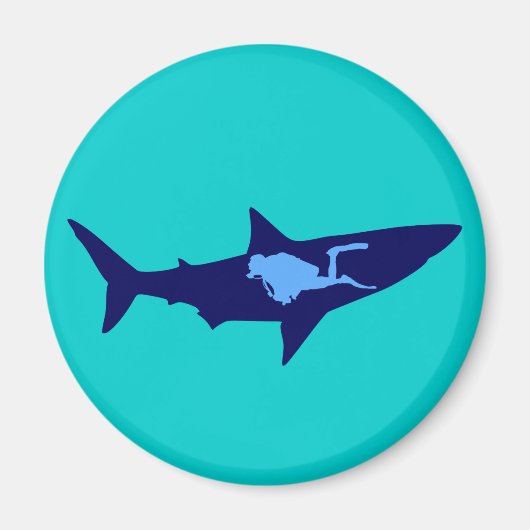 Aimant Requin diver shark (Devant)