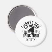 Aimant Requins Enlacés En Utilisant Leur Bouche (Recto/Verso)