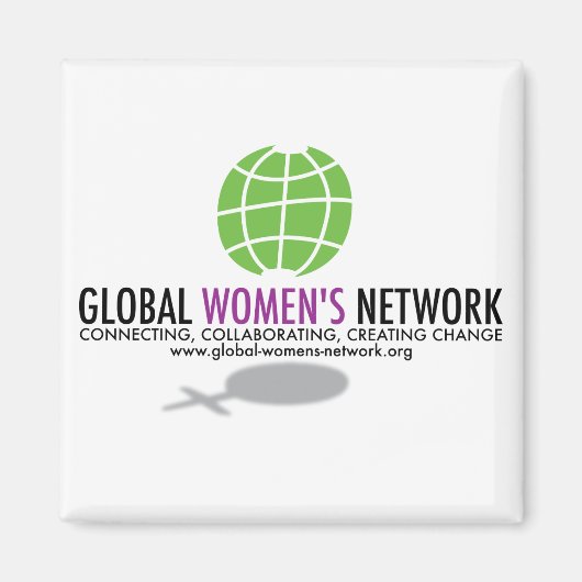 Aimant Réseau mondial des femmes (Devant)