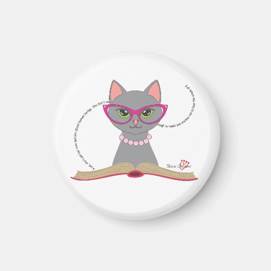 Aimant Réserver l'aimant de chat (Devant)