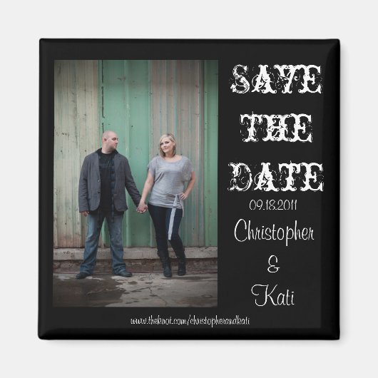 Aimant Réservez la date (Devant)