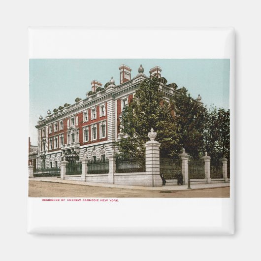 Aimant Résidence d'Andrew Carnegie, New York (Devant)