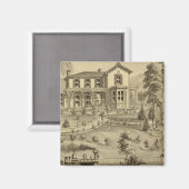 Aimant Résidence de David R Kerr (Recto/Verso)