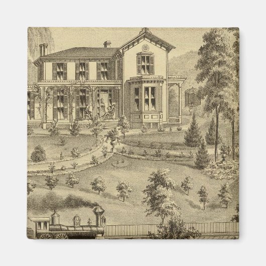 Aimant Résidence de David R Kerr (Devant)