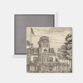 Aimant Résidence de Genl HH Baxter à Rutland Vermont (Recto/Verso)