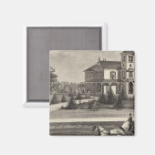 Aimant Résidence de James G Gowdy, Tom's River, NJ (Recto/Verso)