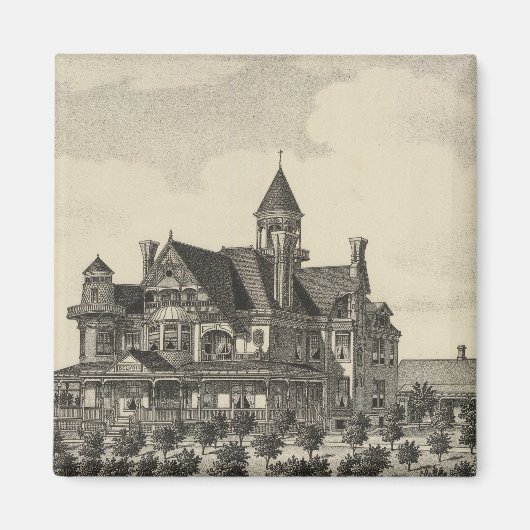Aimant Résidence de John D Knox, Topeka, Kansas (Devant)