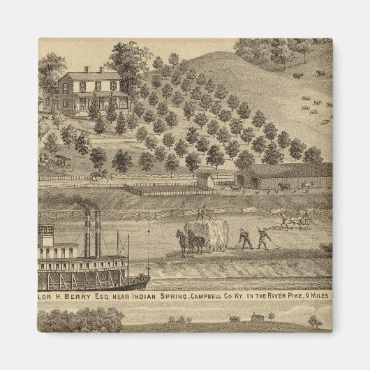 Aimant Résidence de Taylor H Berry (Devant)