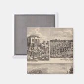 Aimant Résidence et Western College à Marshalltown (Recto/Verso)