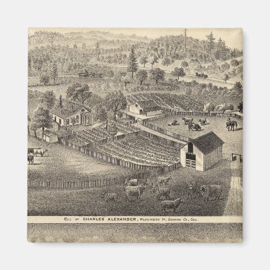 Aimant Résidences de Charles Alexander (Devant)