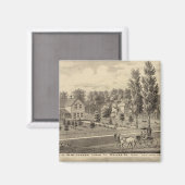 Aimant Résidences de MM Conger et GW Harrison (Recto/Verso)