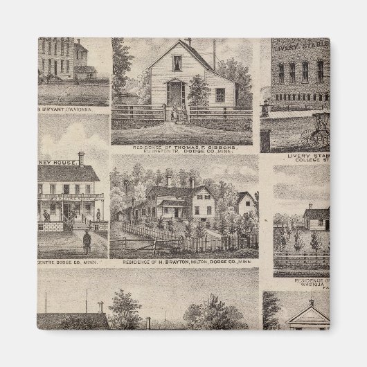 Aimant Résidences et bâtiments agricoles, Owatonna, Minne (Devant)