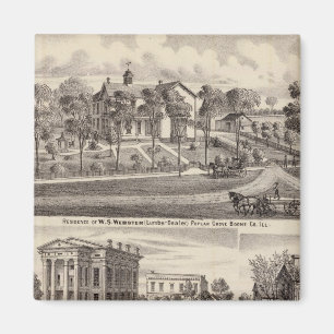 Aimant Résidences et bâtiments de Poplar Grove