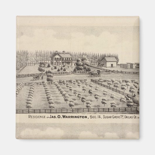 Aimant Résidences et ferme de Warrington (Devant)