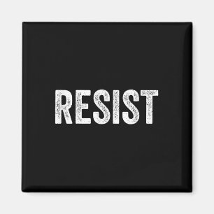Aimant Résister à la protestation anti-Trump Marche de dé