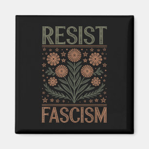 Aimant Résister à la protestation contre le fascisme Trum