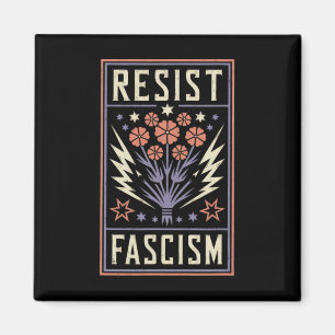 Aimant Résister à la protestation contre le fascisme Trum