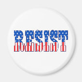 Aimant Résister | Étoiles et rayures (Devant)