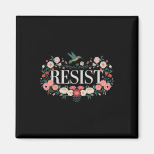 Aimant Résister Fleur Protester Trump Anti Trump 5