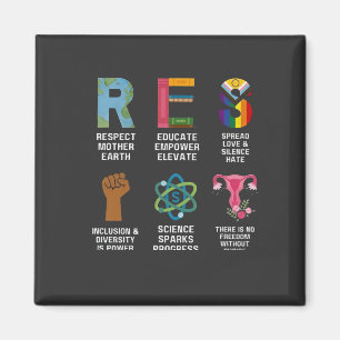 Aimant Résister Floral Droits LGBTQ L'égalité trans