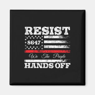 Aimant Résister Hands Off 86 47 Etats-Unis Drapeau améric