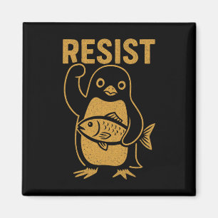 Aimant Résister Manifestation de la résistance des mancho