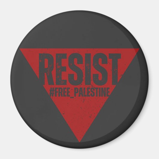 Aimant Résistez au mot avec résistance inversée au triang (Devant)