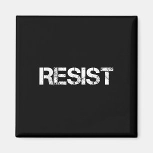 Aimant Résistez Au Tee - shirt De La Résistance, Pas À Mo