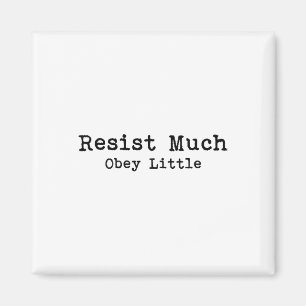 Aimant Résistez Beaucoup Obey Little Poetry Amateurs de l