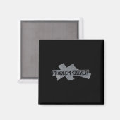 Aimant Résolveur de problème drôle (Recto/Verso)