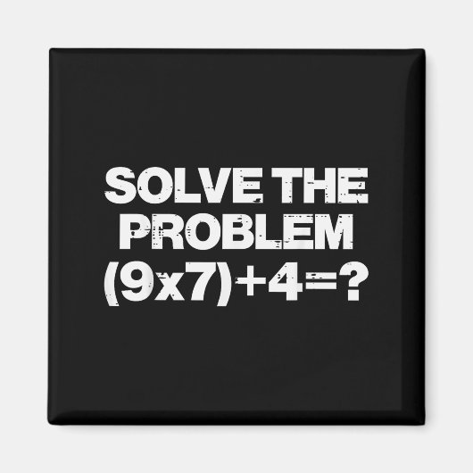 Aimant Résoudre Le Problème Math 67 Mème 6 7 Costume Enfa (Devant)