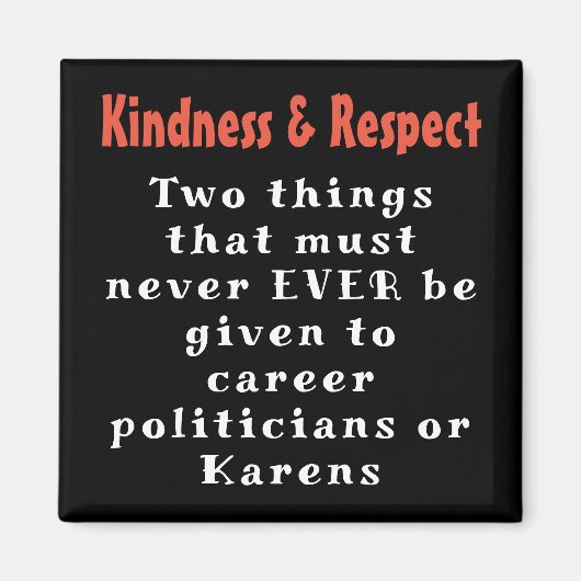 Aimant Respect et courtoisie (Devant)