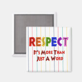 Aimant Respect Rainbow (Recto/Verso)