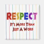 Aimant Respect Rainbow (Devant)