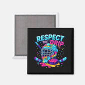 Aimant Respect The Drip Ice Hockey Stick &amp; Puck Dripn (Recto/Verso)