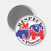 Aimant Respecter le processus (Recto/Verso)